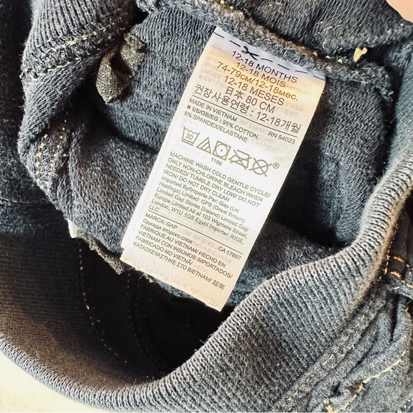 Baby Gap Pull On Jean Joggers - Picture 3 of 6
